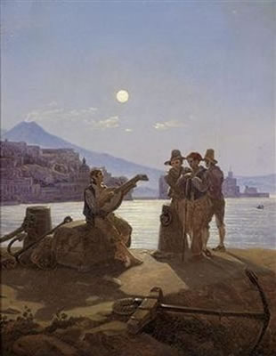 Italian Fishermen in Naples Harbour by Carl Gustav Carus - Auction record, sale price, and art valuation. Compare with similar artists and explore comparable artworks.