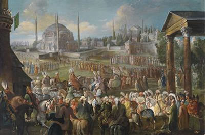 A Procession of the Sultan in Istanbul