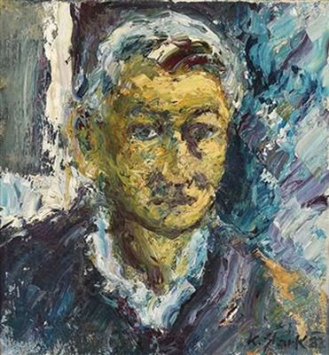 Portrait of Karl Stark: Self-portrait