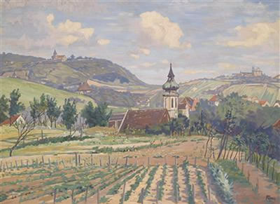 Sample artwork by Hans Massmann (1887 - 1973), known for landscape paintings - View similar artists and auction records