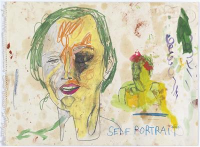 Portrait of Zenita Komad: Self-portrait