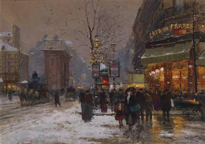 Pariser Winterszene