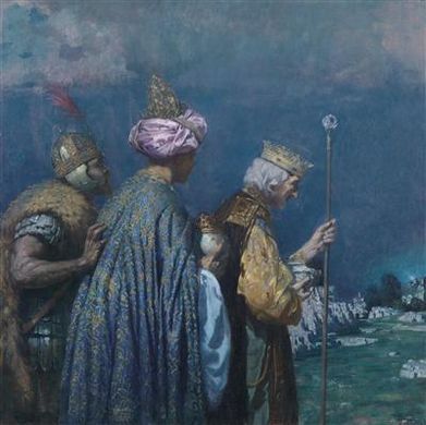 Die Heiligen Drei Könige by Hans Tschelan - Auction record, sale price, and art valuation. Compare with similar artists and explore comparable artworks.