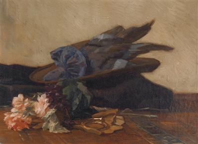 Stillleben mit Hut und Rosen by Marinus Maarel - Auction record, sale price, and art valuation. Compare with similar artists and explore comparable artworks.