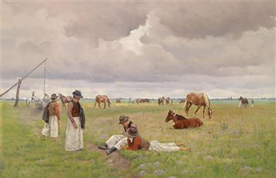 Young Herdsmen on the Puszta