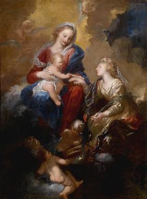 The Mystical Marriage of Saint Catherine