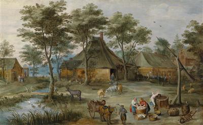 Village Scene at the Well