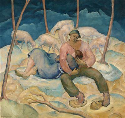 Shepherd and shepherdess