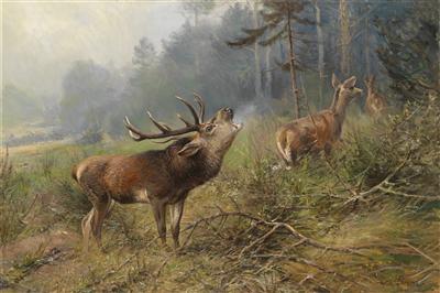 Bellowing Stag by Willi Lorenz - Auction record, sale price, and art valuation. Compare with similar artists and explore comparable artworks.