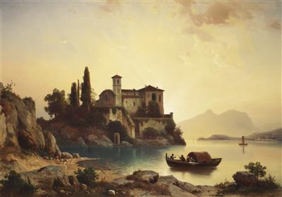 Landscape in Upper Italy with Lake