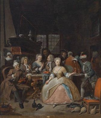 A gallant scene