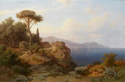 "Coast at Nice" by August Behrendsen - Auction record, sale price, and art valuation. Compare with similar artists and explore comparable artworks.