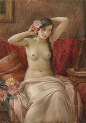Female Nude Sitting by Bohumil Maracek - Auction record, sale price, and art valuation. Compare with similar artists and explore comparable artworks.
