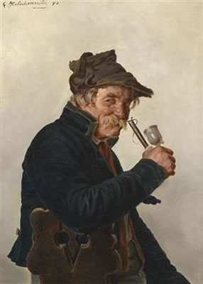 The Pipe Smoker by Hugo Kotschenreiter - Auction record, sale price, and art valuation. Compare with similar artists and explore comparable artworks.