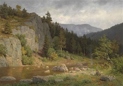 Sample artwork by Carl Von Der Hellen (1843 - 1902), known for paintings - View similar artists and auction records