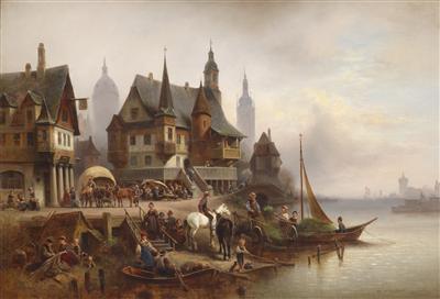 Hustle and Bustle on the River Bank