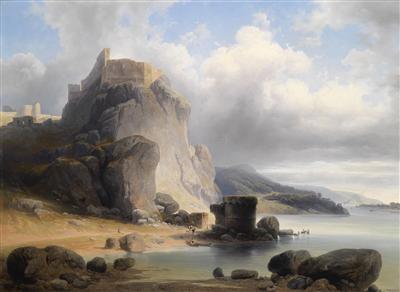 View of the Ruins of Devin Castle (Theben)