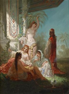 The Sultan's Favourite Women by Antoine Victor Edmond Joinville - Auction record, sale price, and art valuation. Compare with similar artists and explore comparable artworks.