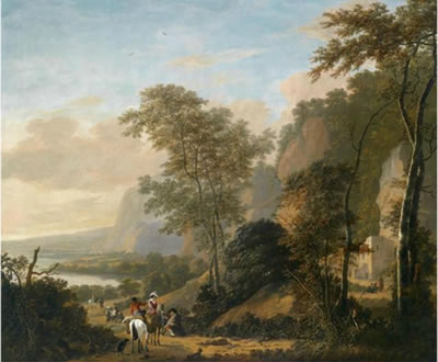 Sample artwork by Adriaen Eemont (1626/27 - 1662), known for landscape paintings - View similar artists and auction records