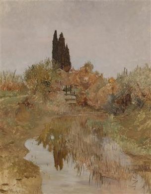 Trees Reflected in the Water