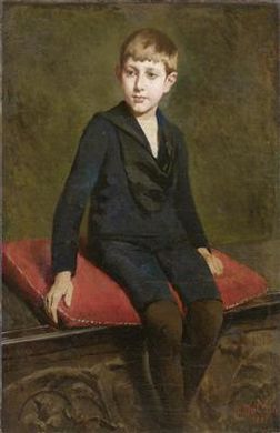 Portrait of a Boy Seated