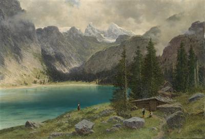 Idyllic Landscape by a Mountain Lake, Obersee ?