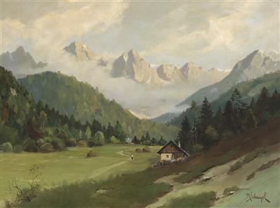 "The Vrtaca (Karawanks) in the Bodental near Ferlach" by Reinhart Schinzel - Auction record, sale price, and art valuation. Compare with similar artists and explore comparable artworks.