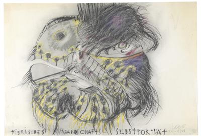 Portrait of Karl Anton Fleck: "Animal Landscape-Self-portrait"