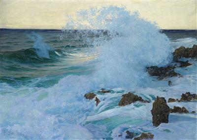 Breaking Waves by Paul von Spaun - Auction record, sale price, and art valuation. Compare with similar artists and explore comparable artworks.