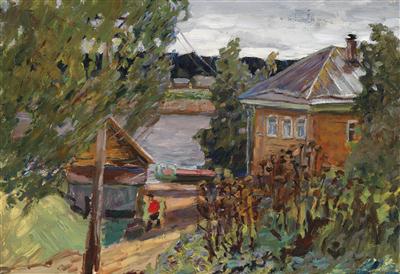 View of a Russian Village