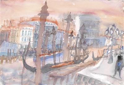 Sample artwork by Kurt Moldovan (1918 - 1977), known for painting - View similar artists and auction records
