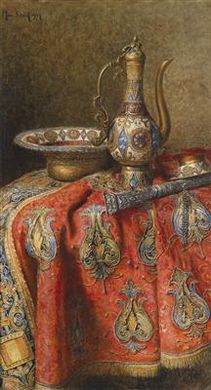 Still Life with Oriental Antiques