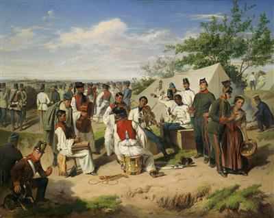 Austrian Infantry Camp in Lombardy