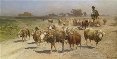 Sample artwork by Gustav Ranzoni (1826 - 1900), known for painting - View similar artists and auction records