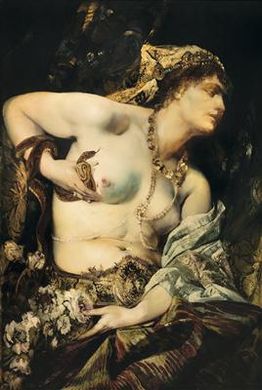 The Death of Cleopatra, executed 1875