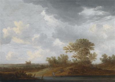 Dune landscape with grazing cattle