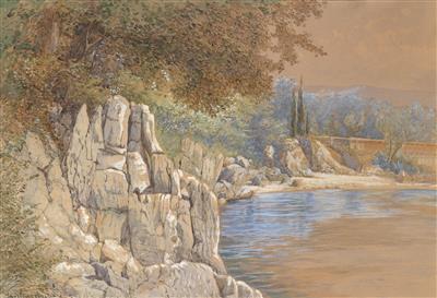 Abbazia, south beach by Julius Richard Weixlgartner - Auction record, sale price, and art valuation. Compare with similar artists and explore comparable artworks.