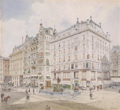 Donnerbrunnen at Neuer Markt by Robert Raschka - Auction record, sale price, and art valuation. Compare with similar artists and explore comparable artworks.