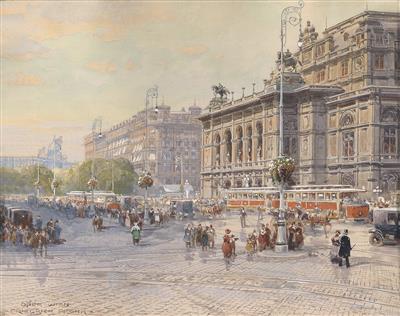 "Oper, Vienna" by Friedrich Frank - Auction record, sale price, and art valuation. Compare with similar artists and explore comparable artworks.