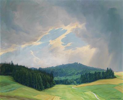 Landscape with low horizon