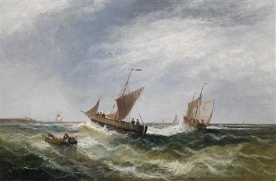 Sample artwork by William P Rogers (Born 1848), known for landscape and coastal painting - View similar artists and auction records