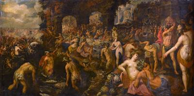 Banquet of the Gods by Gillis van Valckenborch - Auction record, sale price, and art valuation. Compare with similar artists and explore comparable artworks.