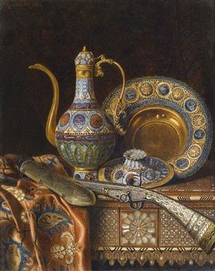 Still Life with Oriental Antiques
