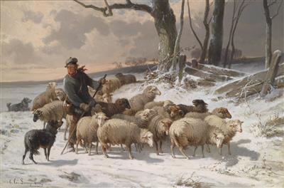 Sheep Returning Home