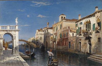 Venetian Scene by Friedrich Ernst Morgenstern - Auction record, sale price, and art valuation. Compare with similar artists and explore comparable artworks.