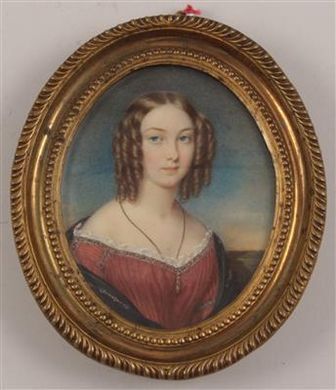 A portrait of a blond woman with a curled hairdress and in a strapless dress by Ignaz Rungaldier - Auction record, sale price, and art valuation. Compare with similar artists and explore comparable artworks.