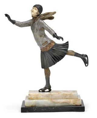 An ice skater