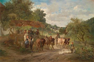 Sample artwork by Ignaz Ellminger (1843 - 1894), known for painting - View similar artists and auction records