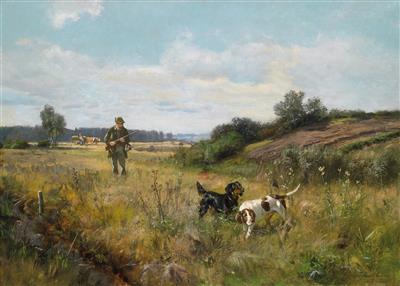 Portrait of Josef Schmitzberger: "Self Portrait on the Partridge Shoot"