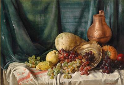 Still Life with Fruit and Pewter Ware